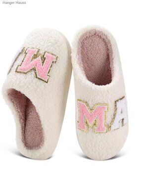 Plush Fuzzy Memory Foam Slip-On Slippers Cozy Indoor Outdoor House Shoes